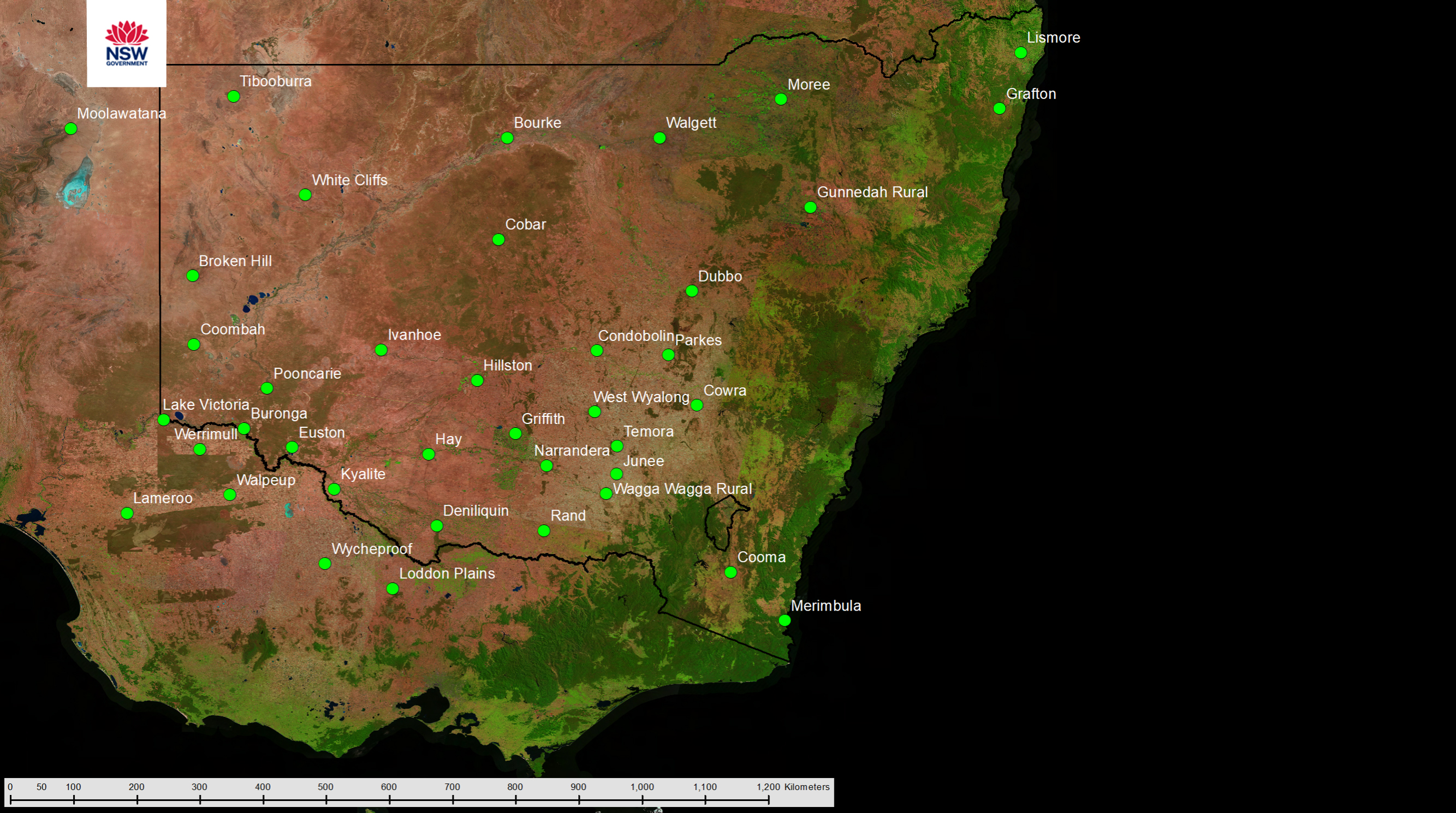 To track dust in New South Wales, we measure particles through a network of monitoring sites located in the state's rural areas.