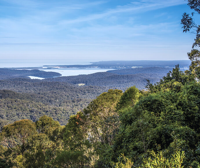 Mallacoota Lookout, South East Corner Bioregion, a World Biosphere Reserve, Nadgee Nature Reserve