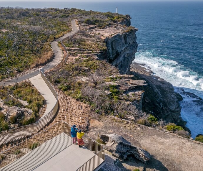 Ocean views from Burragula Lookout at North Head