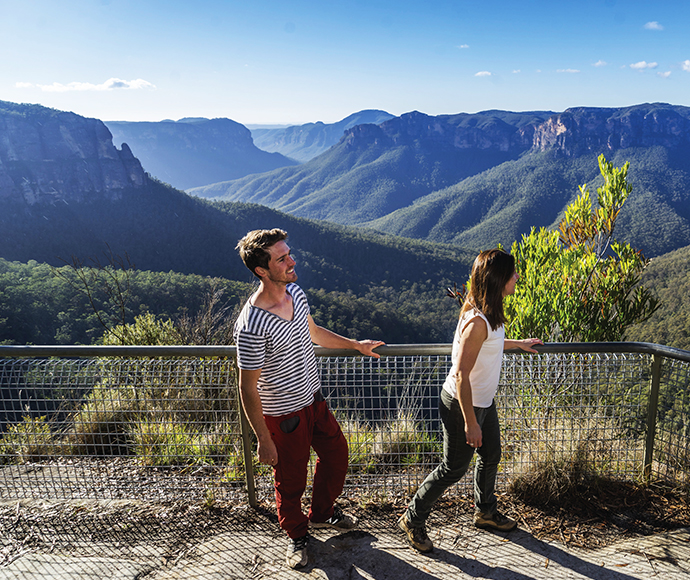 Govetts Leap descent, Blue Mountains National Park