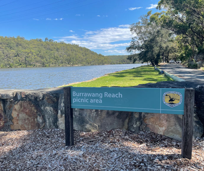 Burrawang Reach picnic area, Georges River National Park