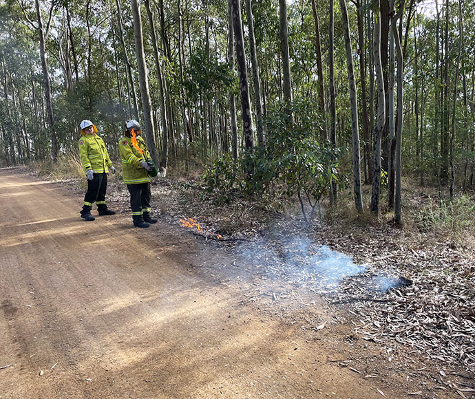 Hazard reduction burn, Fishers Folly, Cessnock