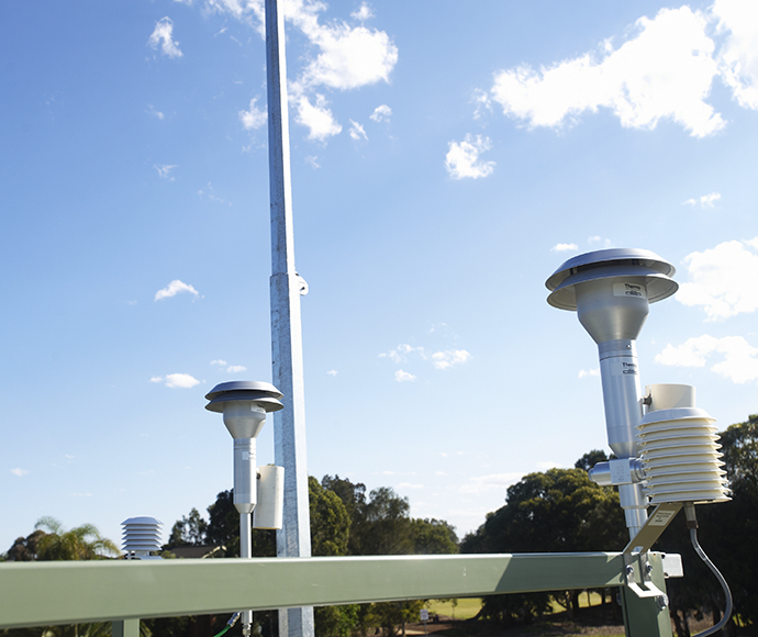 Instruments at Newcastle Local Air Quality Monitoring Station