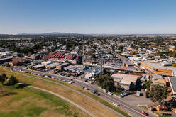 Singleton town centre aerial view