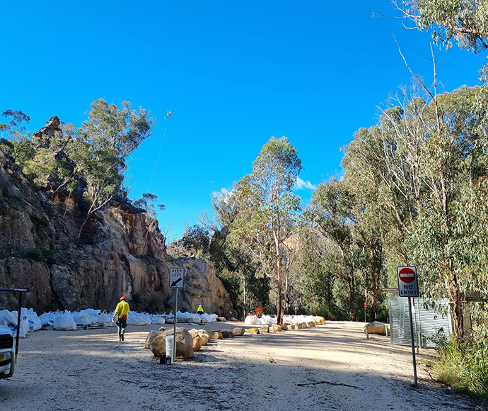 Glow Worm Tunnel precinct in Wollemi National Park